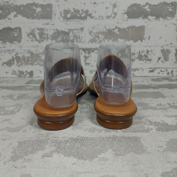 NEW Italian Shoemakers Brown Tan Casual Thong Flat Summer Sandals H258 - Picture 7 of 13